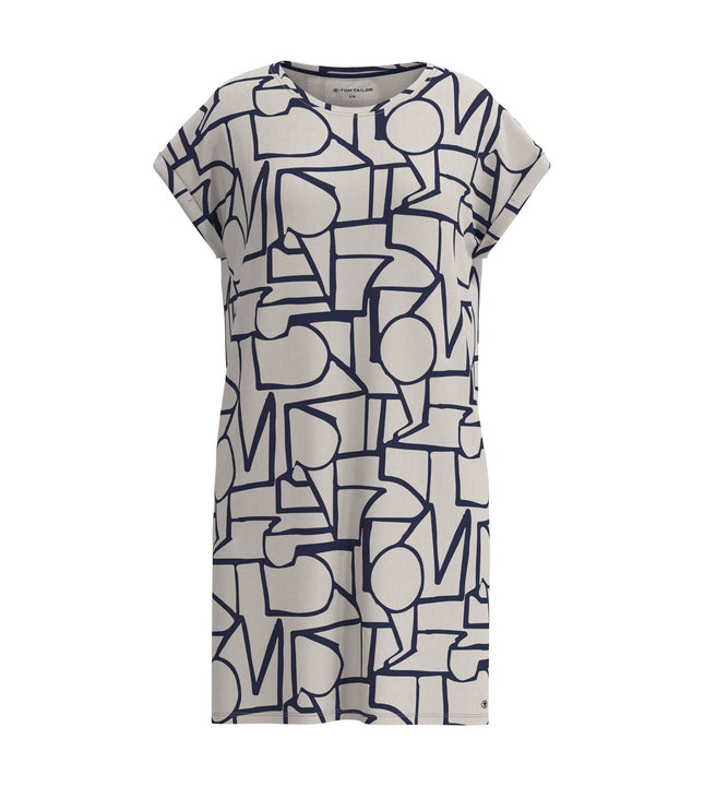 Tom Tailor slaapkleedje stirling brown dames 60426-6085-515 Tom Tailor robe de nuit stirling brown femmes