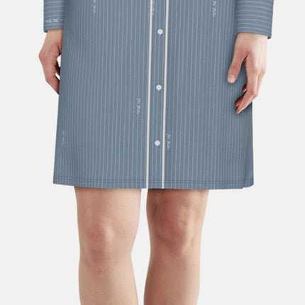 Tom Tailor slaapkleedje xanthi blue dames 60363-6061-623 Tom Tailor robe de nuit xanthi blue femmes
