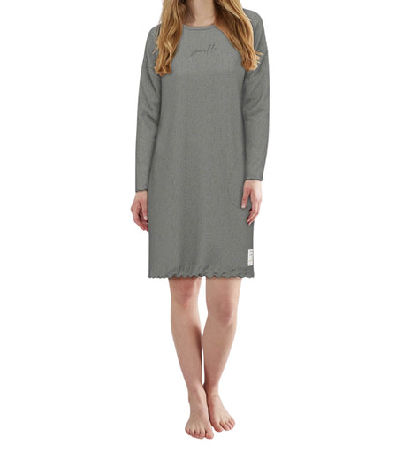 Tom Tailor slaapkleedje xanthi grey dames 60389-6579-821 Tom Tailor robe de nuit xanthi grey femmes