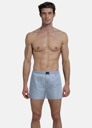 Tom Tailor wijde boxershort 2 pack dakota woven boxer shorts blue heren 70171-5100-613 Tom Tailor caleçon lot de 2 dakota woven boxer shorts blue hommes