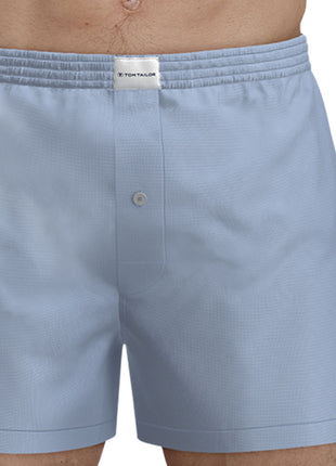 Tom Tailor wijde boxershort 2 pack dakota woven boxer shorts light blue heren 70171-5100-614 Tom Tailor caleçon lot de 2 dakota woven boxer shorts light blue hommes