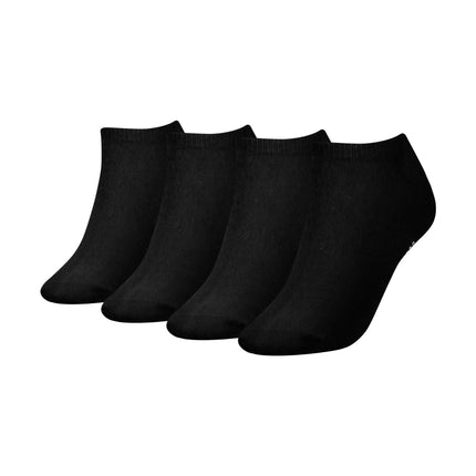 Tommy Hilfiger enkelsokken 4 paar sneaker black dames 701219559-001 Tommy Hilfiger soquettes 4 paires sneaker black femmes
