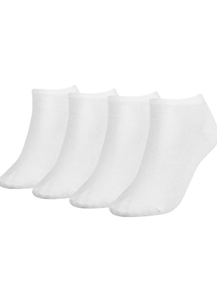 Tommy Hilfiger enkelsokken 4 paar sneaker white dames 701219559-002 Tommy Hilfiger soquettes 4 paires sneaker white femmes