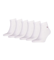 Tommy Hilfiger soquettes 6 paires quarter white hommes