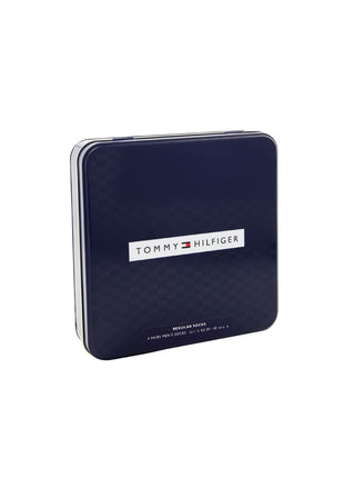 Tommy Hilfiger sokken 4 paar tin giftbox sock black heren 701235375-002 Tommy Hilfiger chaussettes 4 paires tin giftbox sock black hommes