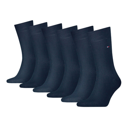 Tommy Hilfiger sokken 6 paar sock dark navy heren 701219561-002 Tommy Hilfiger chaussettes 6 paires sock dark navy hommes