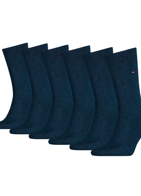 Tommy Hilfiger sokken 6 paar sock jeans heren 701219561-003 Tommy Hilfiger chaussettes 6 paires sock jeans hommes