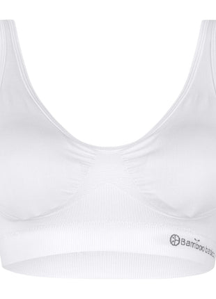 Bamboo Basics wit naadloos bh-topje voor dames