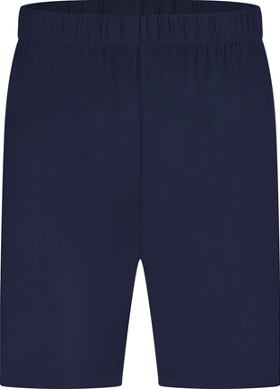 Blauwe korte pyjamabroek voor heren van Bamboo Basics