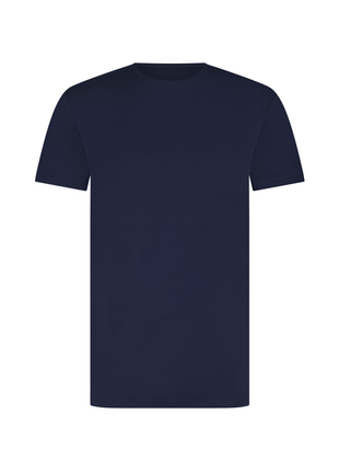 Blauwe korte pyjamabroek voor heren van Bamboo Basics