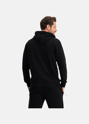 Bamboo Basics zwarte gebreide hoodie voor heren