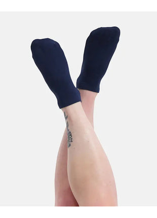 Drie paar navy enkelsokken van Bamboo Basics