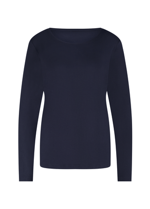 Bamboo Basics blauwe pyjamabroek voor dames