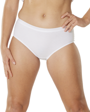 Dulcia 4 midislips Sensitive 1-1 rib white dames