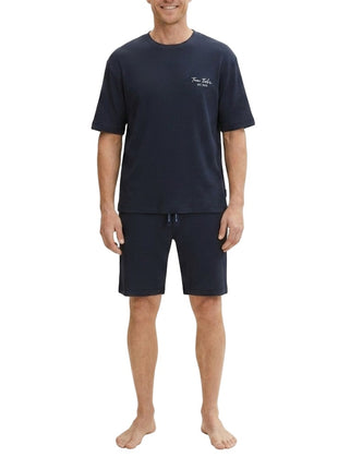 Tom Tailor pyjama pantalon court perth blue hommes
