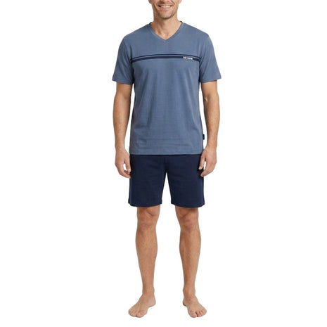 Tom Tailor pyjama pantalon court maine blue hommes