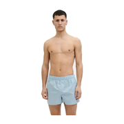 Jack & Jones lot de 5 boxers larges jacmilano tissés chambray blue troposphere/city skyline/naval/black homme