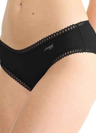Sloggi 3 hipsters Go Crush zwart dames