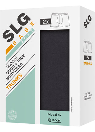 Sloggi Trunk lot de 2 SLG Base Soft Noir homme