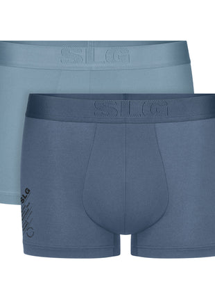 Sloggi Trunk 2 pack SLG Base Soft Blue heren