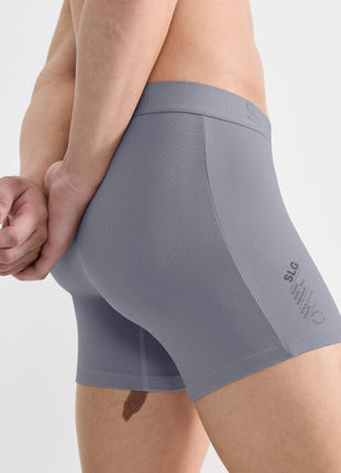 Sloggi short 2 pack SLG Base Soft Grey heren