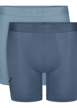Sloggi short 2 pack SLG Base Soft Blue heren