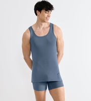 Sloggi débardeur SLG Base Soft bleu Cloudy homme