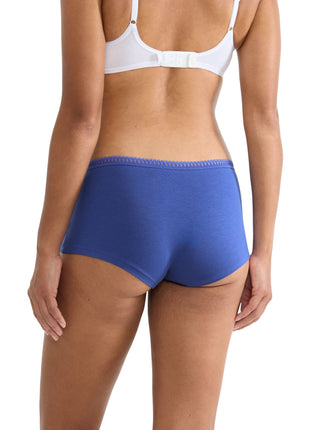 Sloggi 3 shorts Go Crush short blue light dames