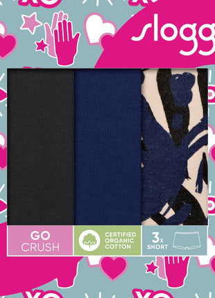 Short Sloggi Go Crush bleu femmes