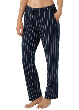 Schiesser broek mix + relax blue stripes dames