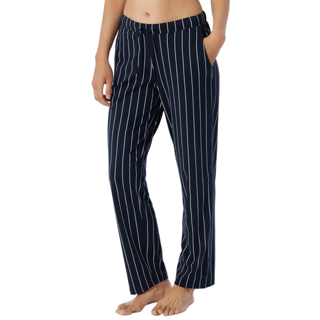 Schiesser broek mix + relax blue stripes dames
