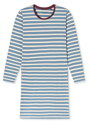 Schiesser nightshirt 1/1 casual essentials greyblue dames - afbeelding 6
