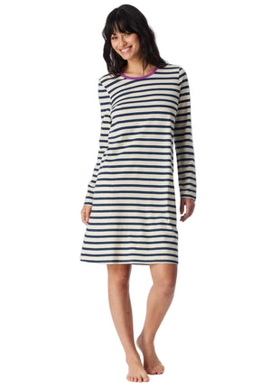 Schiesser nightshirt 1/1 casual essentials seasalt dames - afbeelding 1