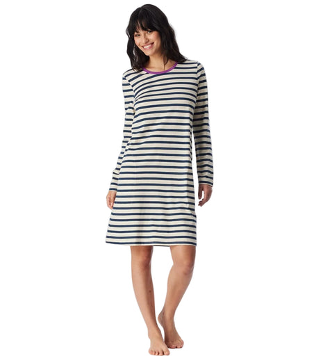 Schiesser nightshirt 1/1 casual essentials seasalt dames - afbeelding 1