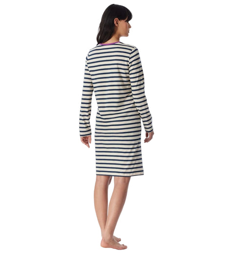 Schiesser nightshirt 1/1 casual essentials seasalt dames - afbeelding 2