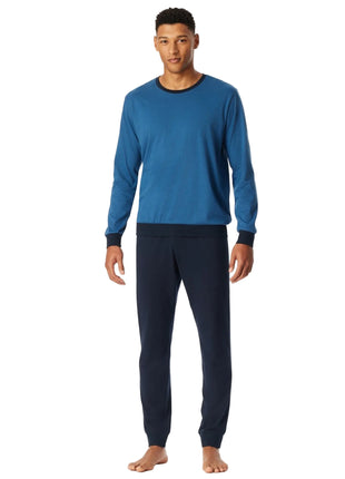 Schiesser pyjama lange broek uncover aquarium heren