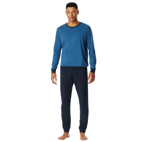 Schiesser pyjama lange broek uncover aquarium heren