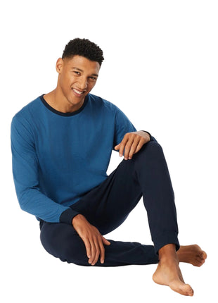 Schiesser pyjama lange broek uncover aquarium heren