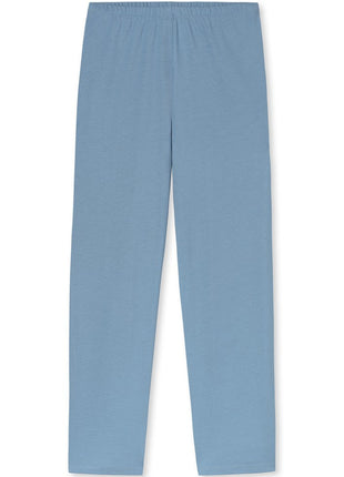 Schiesser pyjama long casual essentials greyblue dames - afbeelding 5