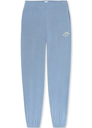 Schiesser pyjama long casual fashion greyblue dames - afbeelding 8