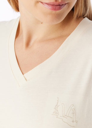 Schiesser pyjama long family seasalt dames - afbeelding 4