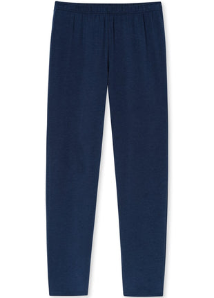 Schiesser pyjama long long life soft deep sea blue heren - afbeelding 5