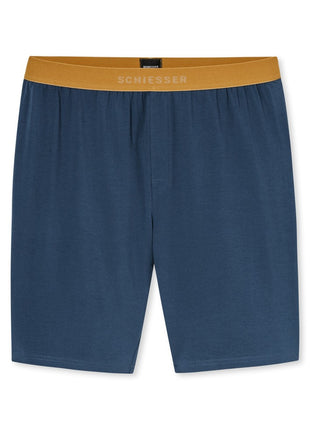 Schiesser pyjama short 95/5 deep blue heren - afbeelding 5