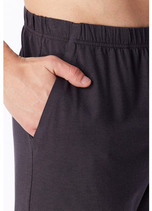 Schiesser pyjama short modern bonded graphite heren - afbeelding 6