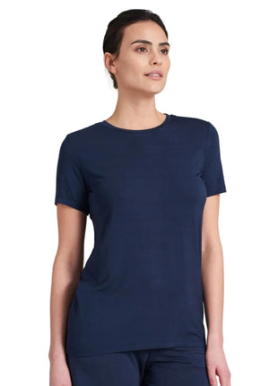 Schiesser shirt mix + relax blue dames