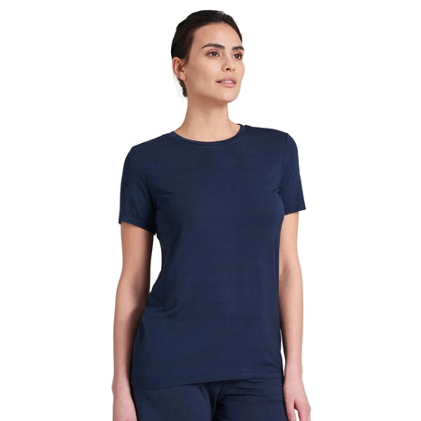 Schiesser shirt mix + relax blue dames