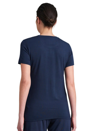 Schiesser shirt mix + relax blue dames