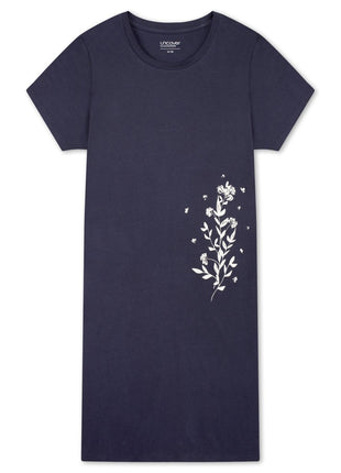 Schiesser slaapkleedje Uncover bluegrey dames