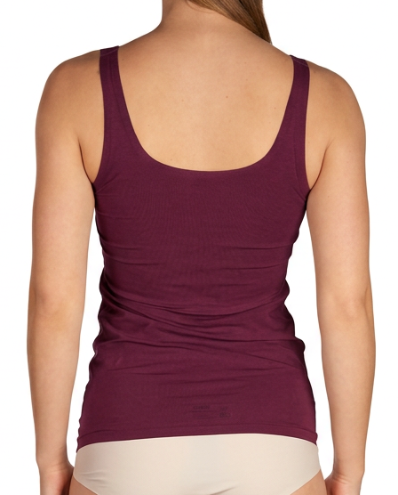Ten Cate topje secrets singlet 2-way cherry burgundy dames - afbeelding 2