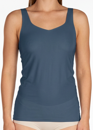 Ten Cate topje secrets singlet 2-way smokey teal dames - afbeelding 1